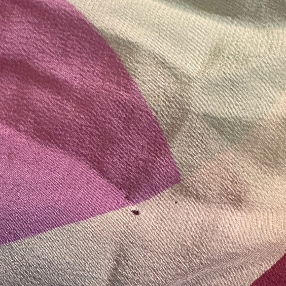 Marciano Silk Graphic Print Halter Neck Jumpsuit Size 6 Mod Psychedelic - Picture 10 of 10